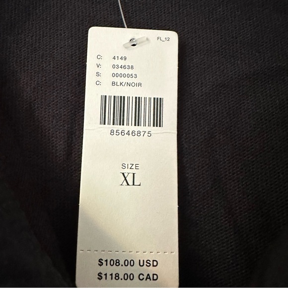 Anthropologie Daily Practice Offside Mini Dress Black Womens XL New - Picture 8 of 9